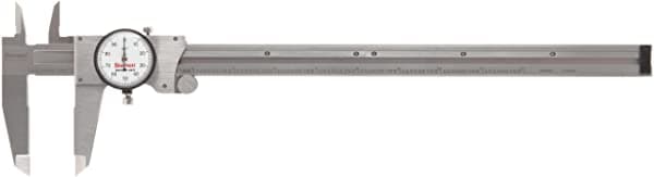 Calibre Serie 120 De Starrett Acero Inoxidable En Pulgadas Para Medidas Interiores/Exteriores Blanco 1 120-12