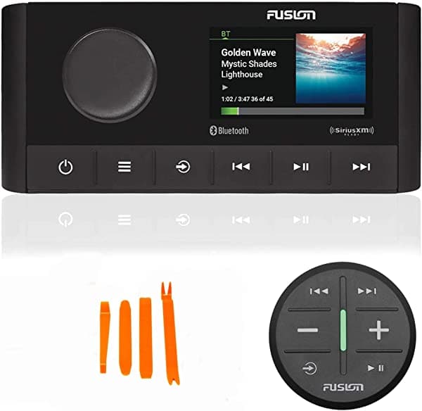 Fusion Ms-Ra210 Sistema De Entretenimiento Marino Con Mando Inalámbrico Arx70B Negro FusionBDL200818-04