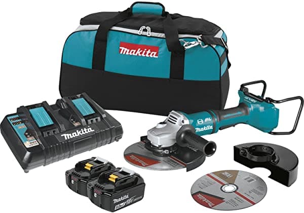 Makita 18V X2 LXT 36V Taladro sin Escobillas Interruptor de Paleta Amoladora Angular de Corte 9" ‎XAG13PT1