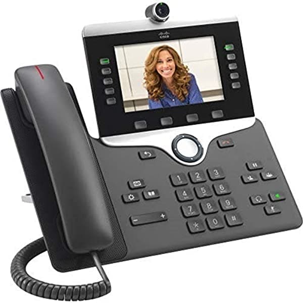 Cisco 8865 3Pcc Teléfono Ip Wi-Fi Bluetooth 5 "Alta Resolución (800 × 480) Wvga Color Lcd Sip Escritorio Montaje En Pared Teléfono Ip [Pn Cp-8865-3Pcc-K9]