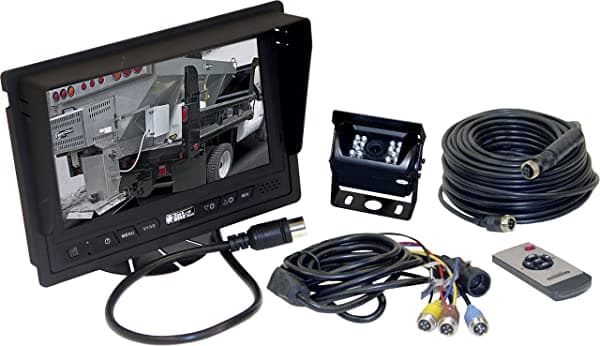 Buyers Products 8881200 Sistema De Cámara De Observación Trasera Con Pantalla Lcd A Color De 7 Pulgadas