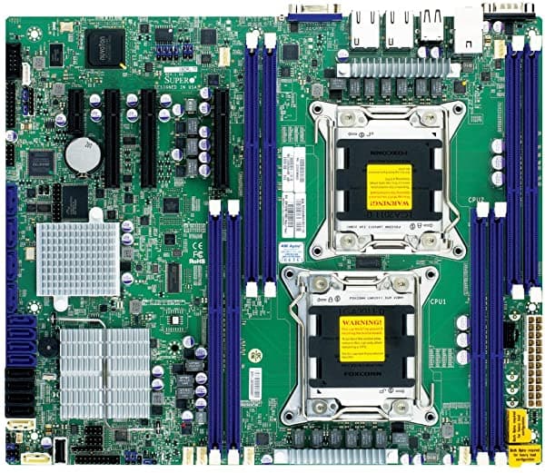Supermicro Motherboard Atx Ddr3 1600 Intel Lga 2011 Placas De Planta Base X9Drl-Ef-O