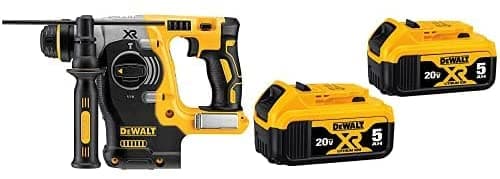 Dewalt Dch273B 20V Max Sds Sin Escobillas Herramienta Rotativa Herramienta Bare 20V Max Xr 5.0Ah Litio De Litio Bateria 2-Paquete