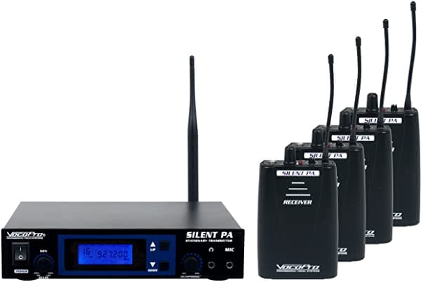 VocoPro SilentPA-Practice 16 Canales UHF Inalámbrico Sistema de Transmisión de Audio