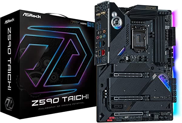 Asrock Z590 Taichi Socket Lga1200/Intel Z590/Quad & 3-Way Crossfirex/Ddr4/Sata3Y Usb3.2/M.2/Wifi Y Bluetooth/Atx Placa Base