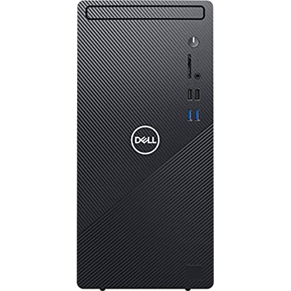 Dell Inspiron 3000 2021 Desktop - Intel i3-10100, 8GB RAM, 1TB HDD, Wi-Fi, HDMI, VGA, Win10 Home, Negro 3880