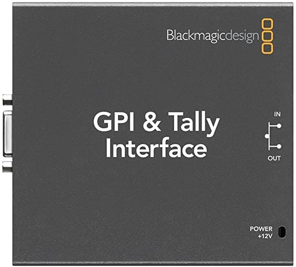 Blackmagic Design Gpi - Y La Interfaz De Talley SWTALGPI8