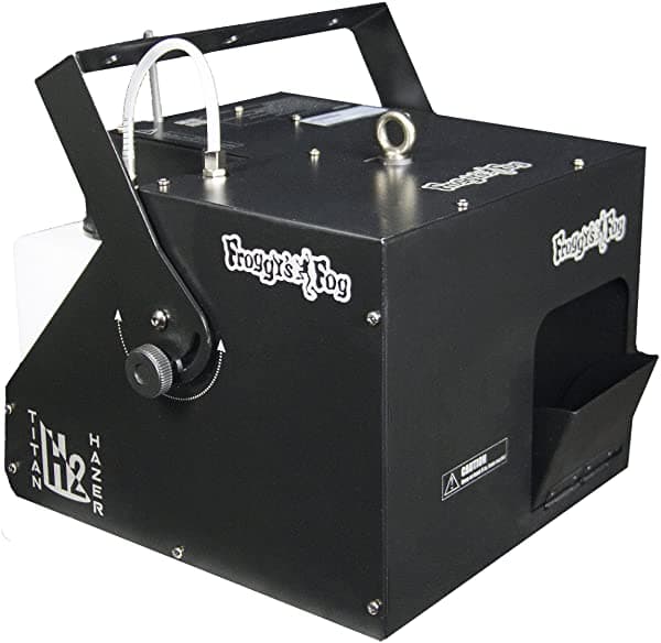 Froggys Fog Titan Hazer H2-1200 Watt Máquina De Humo A Base De Agua Para Uso Por Djs Salas Y Producciones Teatrales FHM-TITAN-H2