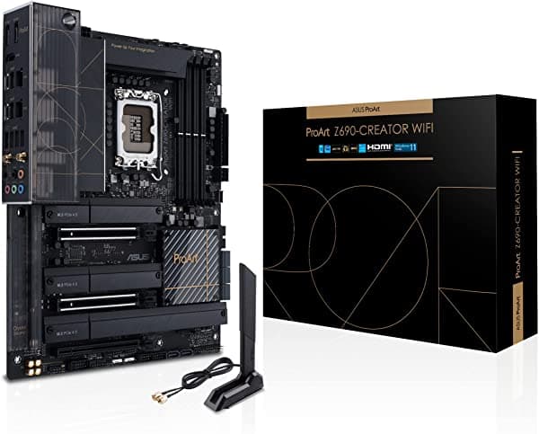 Asus Proart Z690-Creator - Placa Base De Escritorio Wifi - Chipset Intel - Socket Lga-1700 - Intel Optane Memory Ready - Atx Z690-CREATOR WIFI