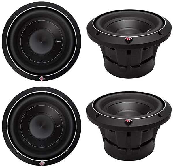4) Rockford Fosgate P2D4-8 8" Punch P2 2000W 4-Ohm Audio Para Coche Subwoofers P2D48