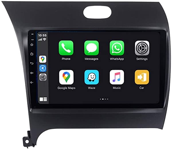 Sygav - Radio De Coche Para Kia K3 2012-2016 Estéreo Gps Navegación De 9 Pulgadas Con Pantalla Táctil Android 9.0 Unidad De Cabeza Android 9.0 + Dsp + Carplay. V-K3