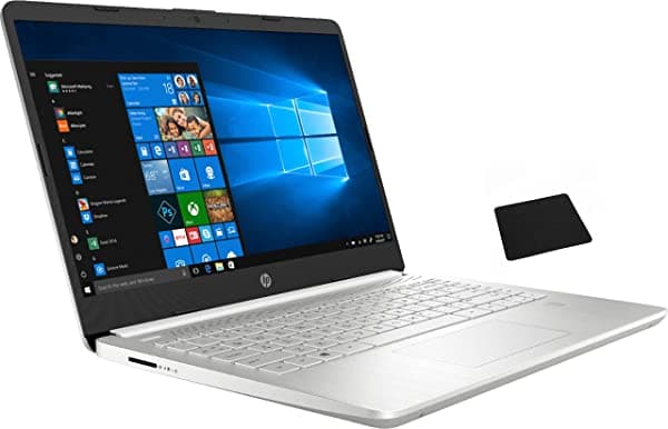 HP 14" Pantalla Táctil Notebook - Intel Core i3-1115G4 11 - 8 GB de Memoria - 256 GB SSD - Plata Natural Rigesi + Mouse Pad