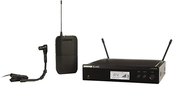 Shure Blx14R B98 Rack Monta Ahalámbrico Micrófono Sistema Beta98H C Clip-On Gooseneck Instrumento Mic BLX14R/B98-H9