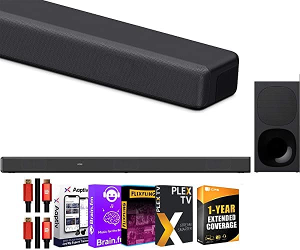 Sony Barra De Sonido Ht-G700 De 3.1 Canales Con Dolby Atmos/Dts:X Sonido Envolvente Cinematográfico Y Tecnología Inalámbrica Bluetooth Paquete De Cine En Casa Con Paquete De Protección Cps De 1 Año + Deco Gear 2 Cables Hdmi + Kit De Transmisión E1SNHTG700