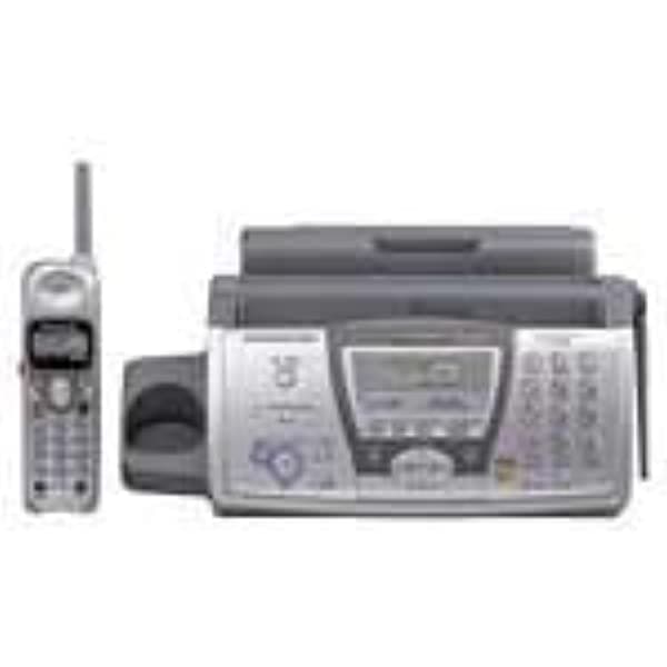 Panasonic Kx-Fpg376 Plain Paper Fax Con Sistema De Teléfono Inalámbrico De 24 Ghz Y Contestadora Digital