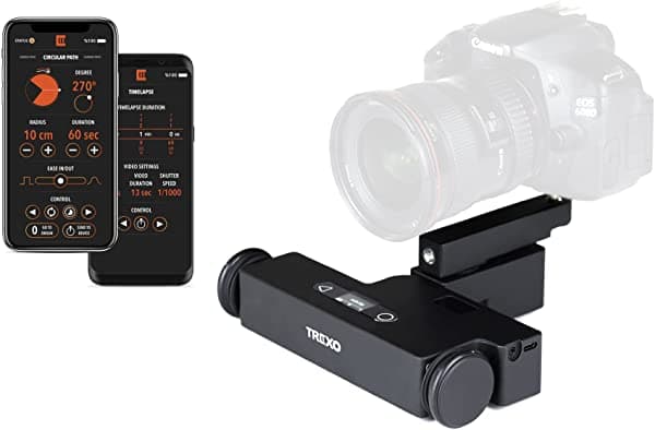 Trexo Wheels - Camara Deslizante Para Smartphones Y Cámaras Réflex Digitales Compatible Con Android E Ios Motorizados Programables Ultra Silenciosos Motores Paso Ultra Silenciosos - Trexo Innovation 01