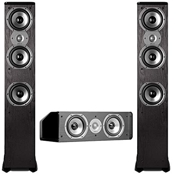 Polk Audio Tsi400 3.0 Paquete De Altavoces De Cine En Casa (Negro) POLBUNTSI400CS10BLK