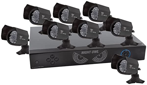 Night Owl Pro-881Tb Profesional 960 H 8-Channel Dvr Con Salida Hdmi 8 Cámaras De Alta Resolución (2 Audio Permitido) De Seguridad Y 1Tb Hdd (Negro)