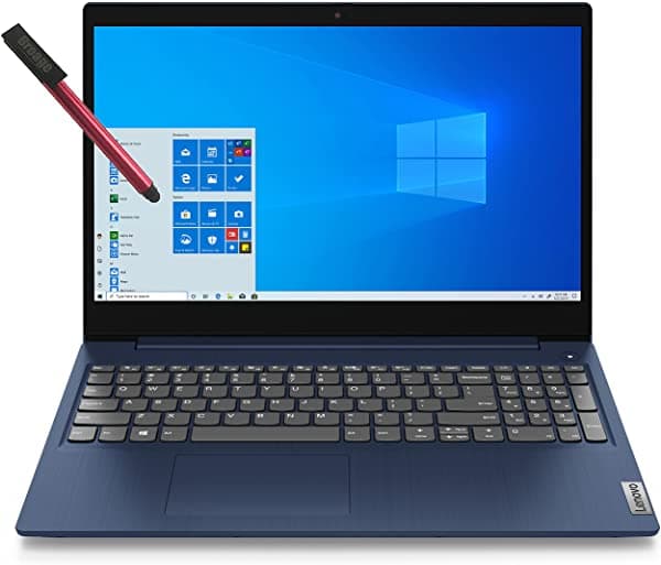 Lenovo IdeaPad 3 15.6" Pantalla Táctil Windows 10 Pro Business Notebook Intel Core i3 10110U Hasta 4.1GHz 8GB DDR4 RAM 256GB PCIe SSD 802.11ac WiFi BT 5.0 Abyss Blue Broage 64GB Flash Drive