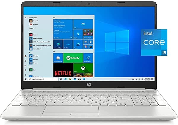 Hp Laptop Full Hd Ips Premium De 15.6 Pulgadas | Intel Core I5-1135G7 De 11ª Generación | Gráficos Intel Iris Xe | Ddr4 De 12 Gb | 512 Gbssd | Windows 10 Home | Plata | Con Soporte Portátil Para Portátil