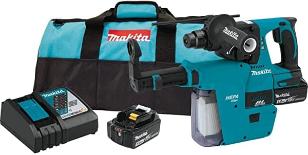 Makita XRH01Z LXT Martillo Rotativo Sin Escobillas (brushless) Inalámbrico 18 Voltios Acepta Brocas SDS-Plus XRH011TX