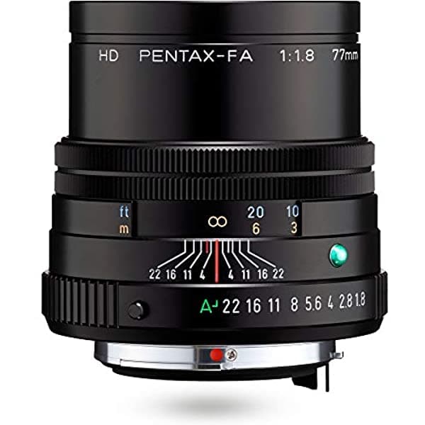 Pentax Hd 77Mmf1.8 Limited Black Limited Teleobjetivo Mediano Prime Lens Recubrimiento Hd De Alto Rendimiento Diafragma Redondo (27880)