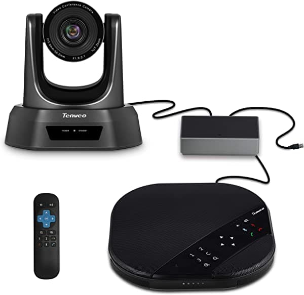 Tenveo Group - Sistema De Videoconferencias Usb Y Audio Cámara De Sala De Conferencias Ptz Todo En Uno (Zoom 10X Tevo-Va3000)