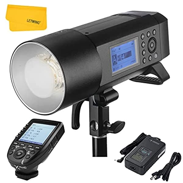 Godox AD400Pro Studio Flash 2.4G Inalámbrico X Sistema 400Ws Power TTL Outdoor Strobe Godox Xpro-C TTL Flash Trigger Transmisor 2.4G X Sistema LW-GODOX AD400Pro+Xpro-C