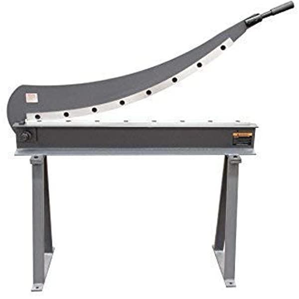 KAKA INDUSTRIAL HS-40 Guillotina de Metal 39 pulgadas, Corte 16 Gauge con Base para Construcción y Fabricación de Placas HS-1000