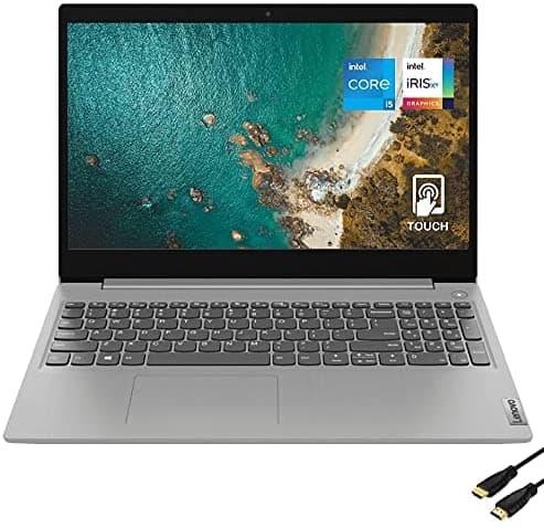 2021 Lenovo IdeaPad 3 Pantalla Táctil IPS FHD de 15.6" Intel Core i5-1135G7 (supera al i7-1065G7) WiFi6 Teclado Retroiluminado Lector de Huellas Dactilares Win10 H (20 GB | 512 GB SSD) 82H800KAUS