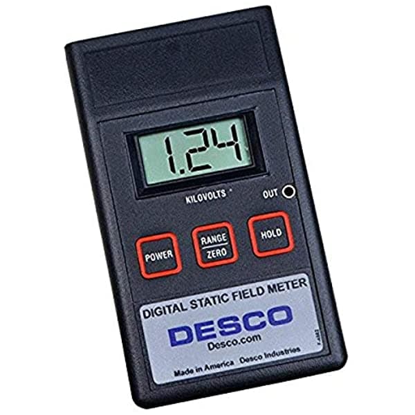 Desco 19492 Medidor Digital De Campo Estático +/-19.99Kv Fuente De Alimentación ASK-30447