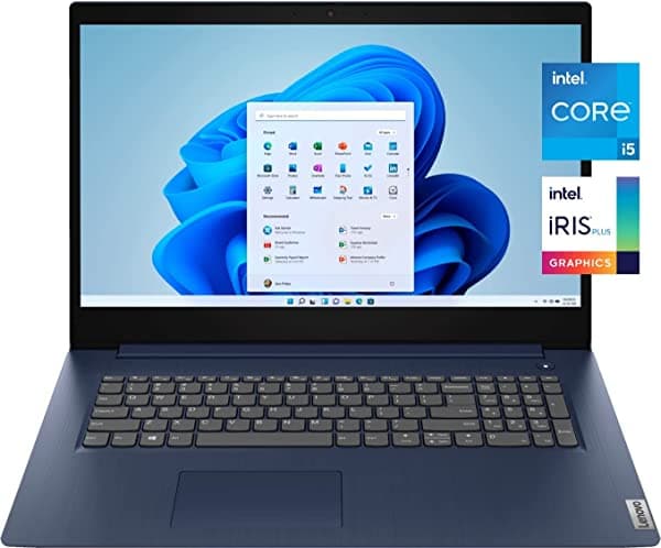 Laptop Lenovo Ideapad 3I 2022 Pantalla Hd+ De 17.3 Pulgadas Intel Core I5-1135G7 De 11ª Generación Gráficos Intel Iris Xe 20 Gb De Ram Ssd Pcie De 1 Tb Wifi Cámara Web Lector De Huellas Dactilares Windows 11 Home Gris