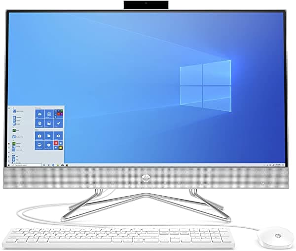 Hp Computadora De Escritorio Todo En Uno Procesador Intel Core I5-1135G7 De 11ª Generación Gráficos Intel Iris Xe 8 Gb De Ram Ssd De 256 Gb Windows 10 Home (27-Dp1006 Plata Natural)