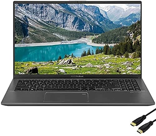 Asus Vivobook - Portátil Con Pantalla Fhd De 15.6 Pulgadas Intel I7-1065G7 (Beats Ryzen 7 3700U) Intel Hd Graphics 6000 Cámara Web Wifi Bluetooth Hdmi Windows 10S Gris (8 Gb 256 Gb Ssd De 1 Tb Hdd I7) VivoBook 15