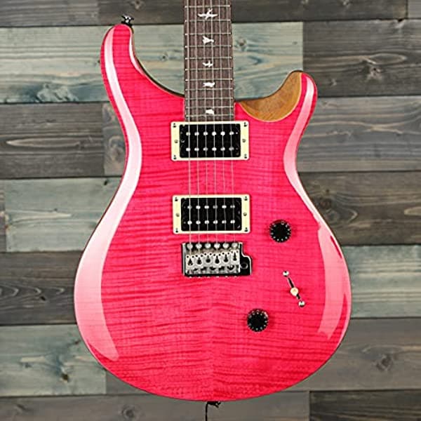 PRS SE Custom 24 Bonnie Pink con Fondo Natural CU44BQ