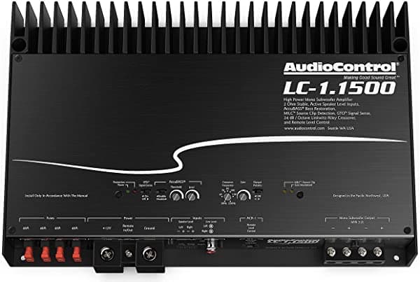 Audiocontrol Lc-1.1500 - Amplificador De Subwoofer Mono Y Mando A Distancia Acr-1 LC-1.1500+ACR-1