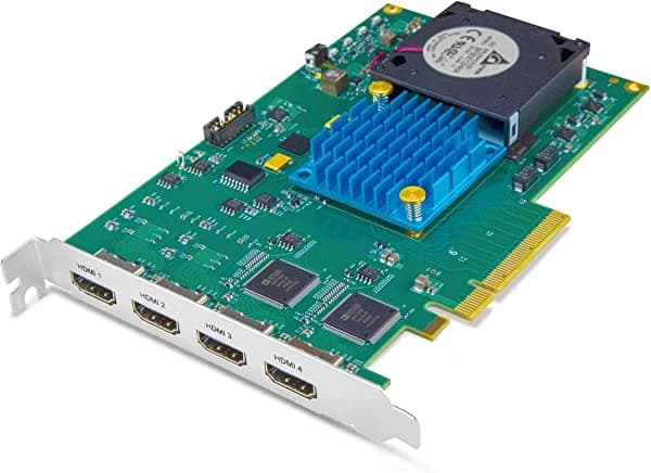 Aja Kona - Tarjeta De Captura Hdmi De 4 Canales Para Canal Múltiple Hd/Canal Único Ultrahd KONA-HDMI