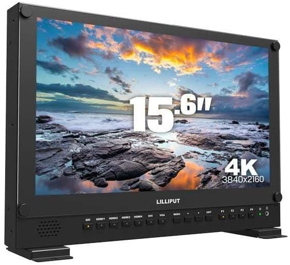 Lilliput Bm150 - 4 K 15.6" Equipaje De Mano 6U/4 K Broadcast Led De Bastidor Director Monitor 3840 X 2160