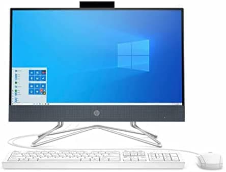 Hp 2022 Fhd Ips Todo En Uno De 21.5 Pulgadas Procesador Intel Celeron G5900T Gráficos Intel Uhd 32 Gb Ram Ddr4 1 Tb M.2 Nvme Ssd Wifi Ac Bt Hdmi Cámara Web Rj45 Dvd-Rw Azul Windows 11 Con Accesorios Re DF0013W