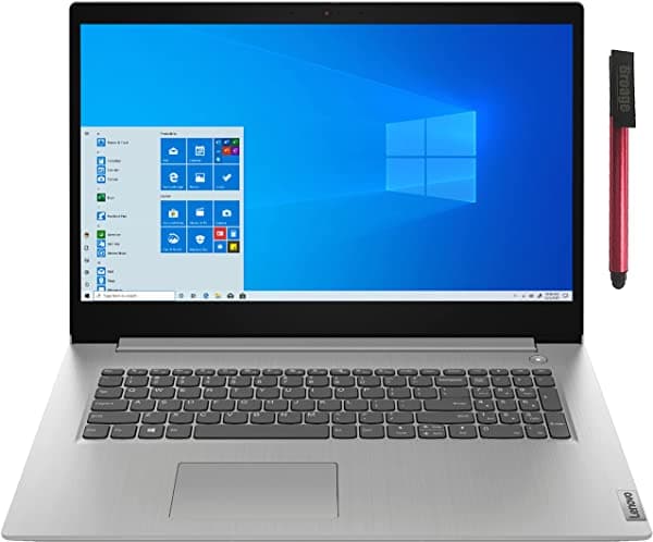 Lenovo IdeaPad 3 17 17.3" HD+ Windows 10 Pro Notebook Empresarial Octa-Core AMD Ryzen 7 4700U (supera al i7-1065G7) 12GB DDR4 RAM 1TB PCIe SSD Lector de Huellas Digitales Gris Memoria Flash Broage 64GB