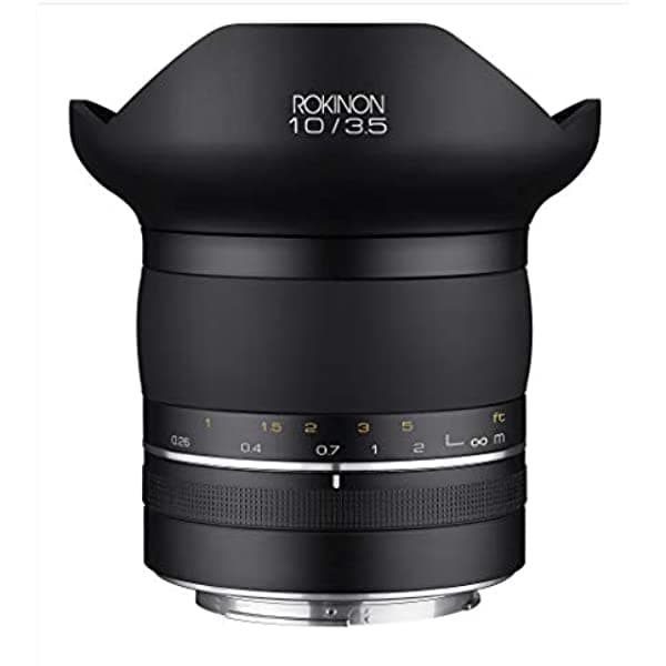 Rokinon Sp Special Performance - Objetivo Gran Angular Para Canon Ef (0.394 In F/35) SP10M-C
