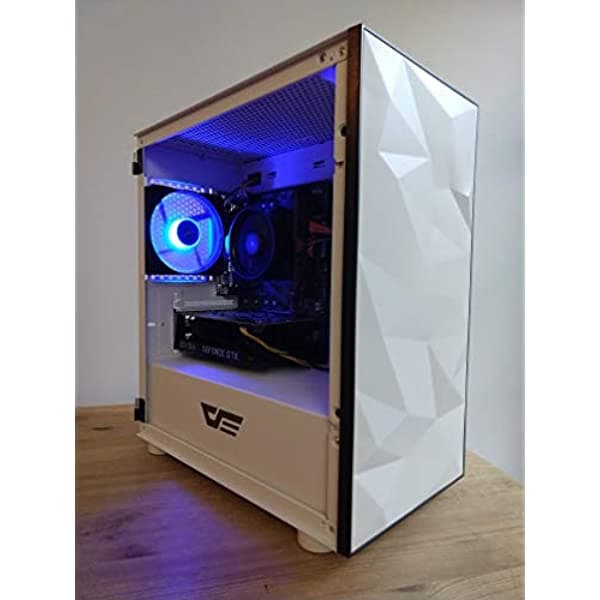 Centaurus Paladin Gaming Pc - Intel I3-12100 4.0Ghz Tb 16Gb Ram Gtx 1650 Gpu 500Gb Ssd Windows 11 Pro Wifi. Ventana De Cristal. Computadora De Escritorio Para Juegos Personalizada CC Paladin