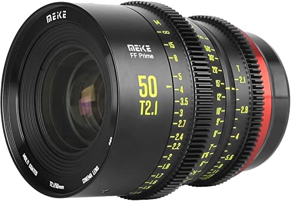 Meke 1.969 In T2.1 Full Frame Manual Focus Cinema Lente Para Canon Cámaras Con Ef Mount MK 50MM T2.1 EF
