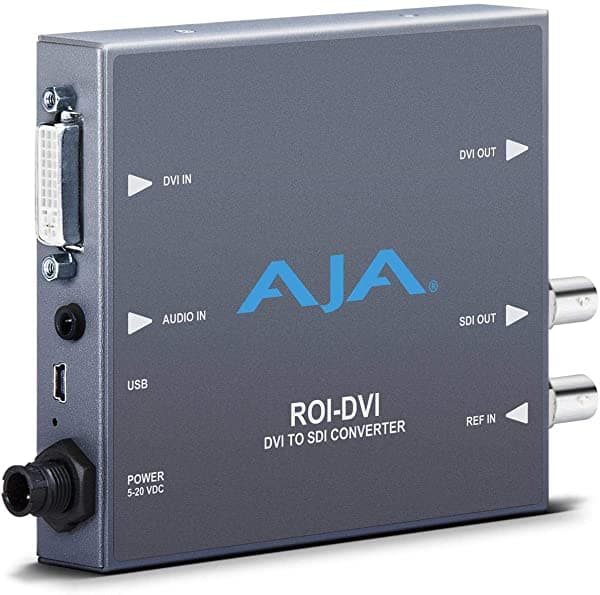 Aja Roi-Dvi Dvi A Mini Convertidor 3 G-Sdi Con Región De Interés (Roi) Escala
