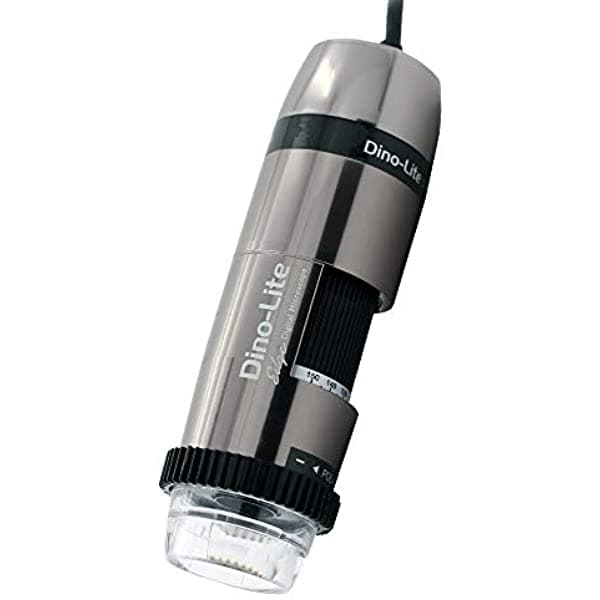 Dino-Lite Usb Microscopio Am7115Mztl 10X 140X Aumento Óptico Medición Polarizado Luz