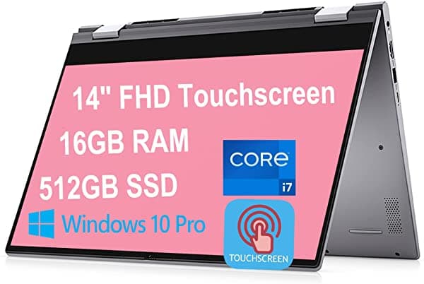 Dell Flagship Inspiron 14 5000 5406 - Laptop 2 En 1 Pantalla Táctil Fhd De 14 Pulgadas Intel Quad-Core I7-1165G7 8 Gb De Ram 512 Gb Lector De Huellas Dactilares Teclado Retroiluminado Usb-C Wifi6 Maxxaudio Win10 Pro Gris Dell Inspiron 14 5000