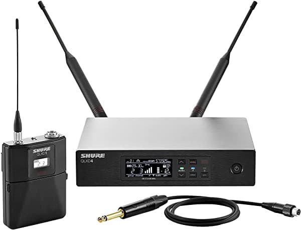 Shure Qlxd14 Sistema Inalámbrico Con Bodypack Y Cable De Instrumentos Wa305 Para Guitarra/Bajo QLXD14-H50