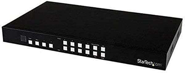 StarTech.com Switch de Matriz HDMI 4x4 con Multivisor de Imagen en Imagen o Pared de Video - Switch de Matriz 4x4 con Combinación de Video (VS424HDPIP)