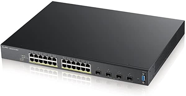 Zyxel 24 Puertos Gigabit Layer 2 Administrado Poe+ 375 Vatios 4X 10G [Xgs2210-28Hp]