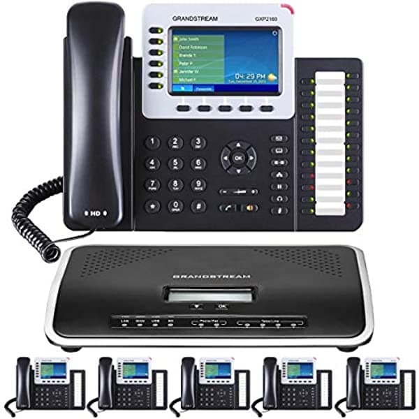 MM MISSION MACHINES Sistema De Teléfono De Negocios Ultimate Pack Autom Maille Cell & Remote Telephing Extensions Llame A Grabación Y Servicio Gratuito gs-ultimate-b